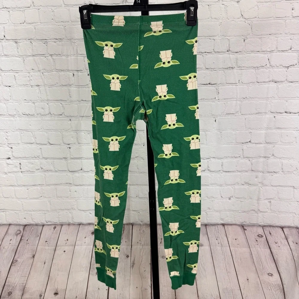 Hanna Andersson Baby Yoda Grogu Long Sleeve Pants Character Pajamas Size 10